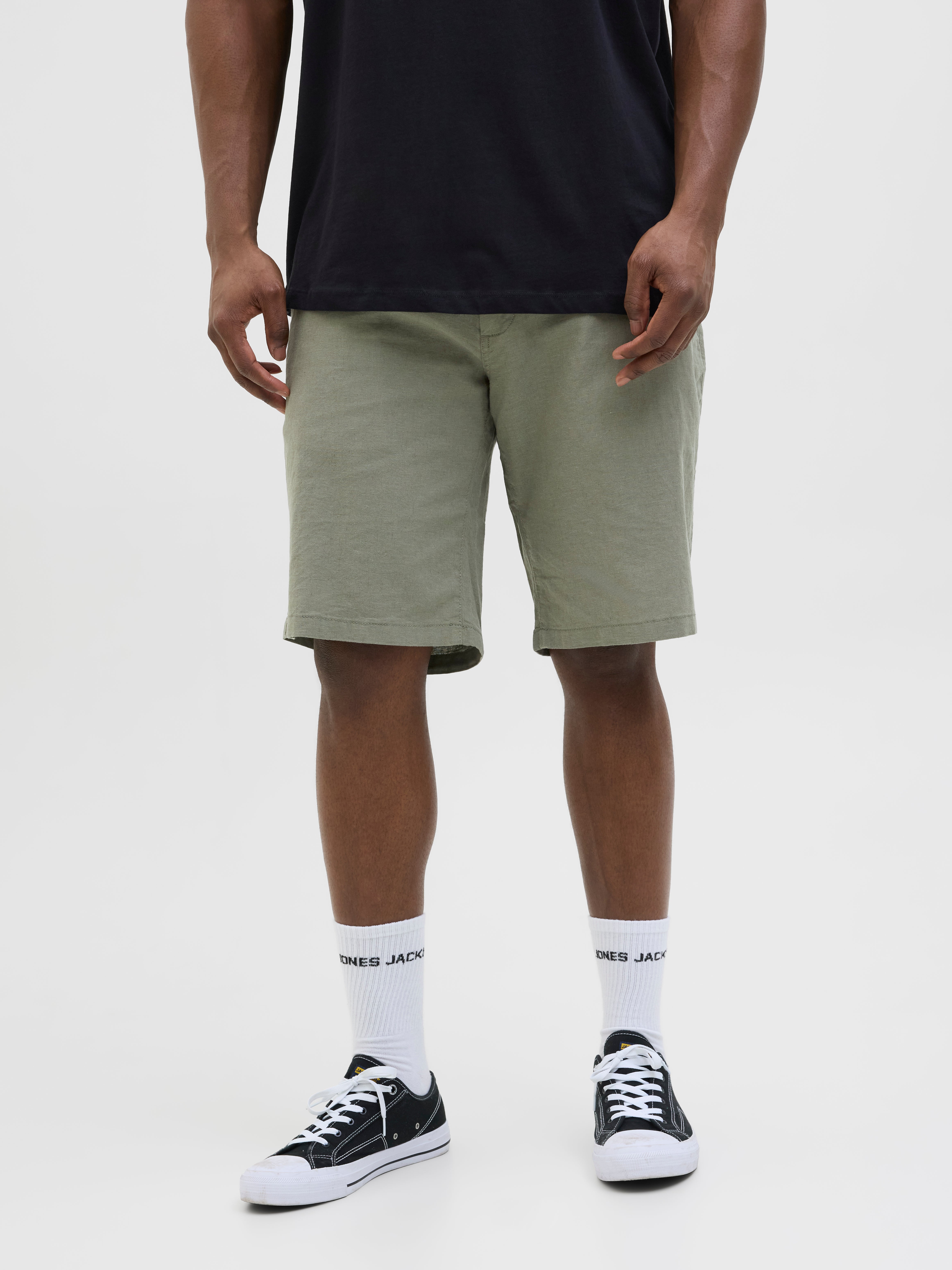Plus Size Regular Fit Chino Shorts