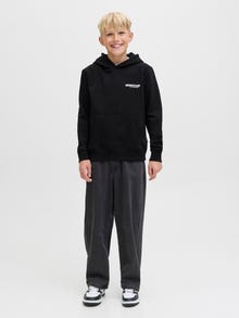Jack & Jones Hátoldali nyomtatás Kapucnis felső Ifjúsági -Black - 12274579
