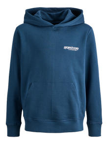 Jack & Jones Achterkant bedrukt Hoodie Junior -Titan - 12274579