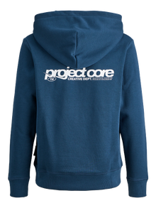 Jack & Jones Achterkant bedrukt Hoodie Junior -Titan - 12274579