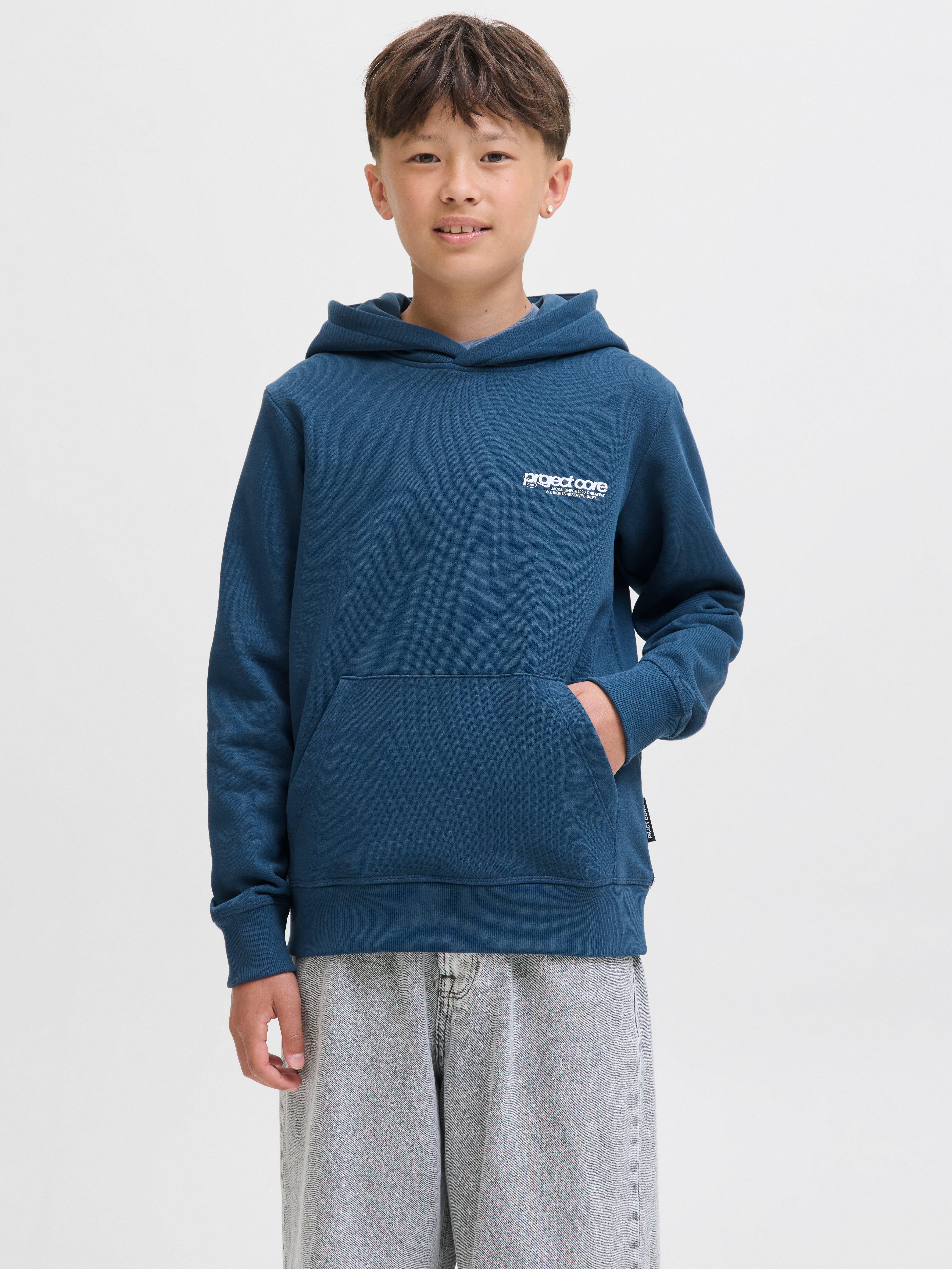 Rückenprint Kapuzenpullover Junior