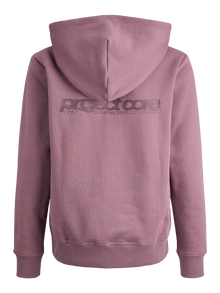 Jack & Jones Avar lõige Kapuuts Juunior Soonikuga mansetid Eraldi lisatud varrukad Dressipluusid -Grape Shake - 12274579