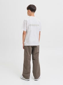 Jack & Jones Plain T-shirt Junior -Bright White - 12274583