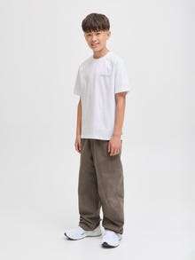Jack & Jones Plain T-shirt Junior -Bright White - 12274583