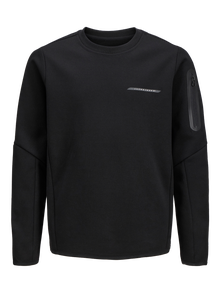 Jack & Jones Printet Sweatshirt Junior -Black - 12274588