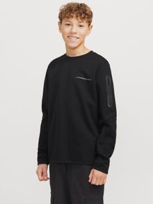Jack & Jones Printet Sweatshirt Junior -Black - 12274588