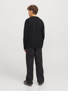 Jack & Jones Printet Sweatshirt Junior -Black - 12274588