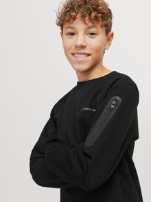 Jack & Jones Printet Sweatshirt Junior -Black - 12274588