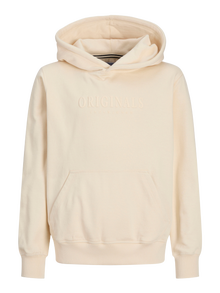 Jack & Jones Sweat à capuche Junior -Antique White - 12274590