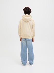 Jack & Jones Sweat à capuche Junior -Antique White - 12274590