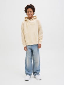 Jack & Jones Sweat à capuche Junior -Antique White - 12274590