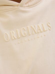 Jack & Jones Sweat à capuche Junior -Antique White - 12274590