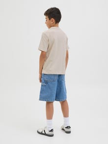 Jack & Jones Z logo T-shirt Junior -Moonbeam - 12274610