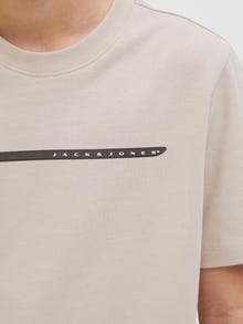 Jack & Jones Z logo T-shirt Junior -Moonbeam - 12274610