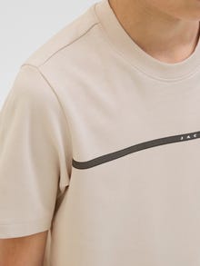 Jack & Jones Z logo T-shirt Junior -Moonbeam - 12274610