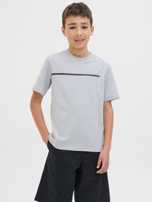 Jack & Jones T-shirt Logo Junior -Gray Dawn - 12274610