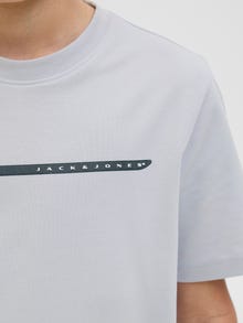 Jack & Jones Logo T-shirt Junior -Gray Dawn - 12274610