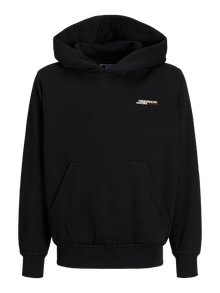 Jack & Jones Hoodie Impresso nas costas Junior -Black - 12274612