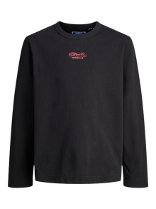 Jack & Jones Felpa Stampato Junior -Black - 12274618