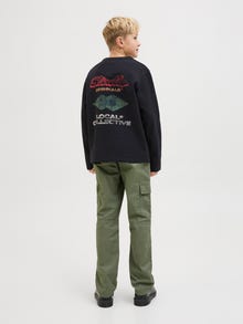 Jack & Jones Felpa Stampato Junior -Black - 12274618