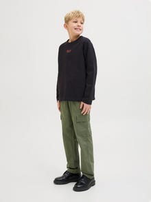 Jack & Jones Felpa Stampato Junior -Black - 12274618