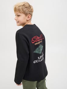 Jack & Jones Felpa Stampato Junior -Black - 12274618