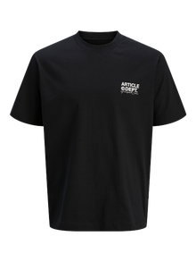 Jack & Jones Loose Fit Crew neck Junior T-Shirt -Black - 12274677
