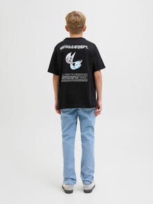 Jack & Jones Loose Fit Crew neck Junior T-Shirt -Black - 12274677