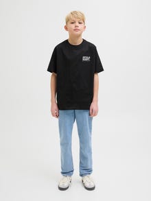 Jack & Jones Loose Fit Crew neck Junior T-Shirt -Black - 12274677