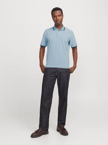 Jack & Jones Vienspalvis Polo kaklas Marškinėliai -Ashley Blue - 12274681