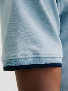 Jack & Jones Vienspalvis Polo kaklas Marškinėliai -Ashley Blue - 12274681