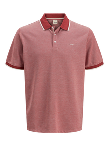 Jack & Jones Vienspalvis Polo kaklas Marškinėliai -Tandoori Spice - 12274681
