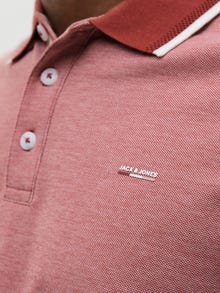 Jack & Jones Vienspalvis Polo kaklas Marškinėliai -Tandoori Spice - 12274681
