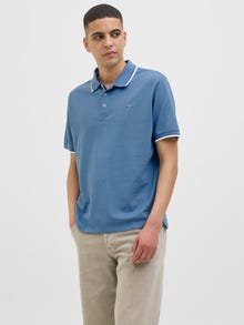 Jack & Jones Plain Polo T-shirt -Quiet Harbor - 12274681
