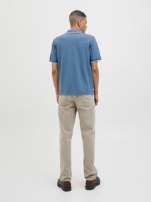 Jack & Jones Plain Polo T-shirt -Quiet Harbor - 12274681