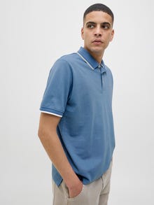 Jack & Jones Plain Polo T-shirt -Quiet Harbor - 12274681
