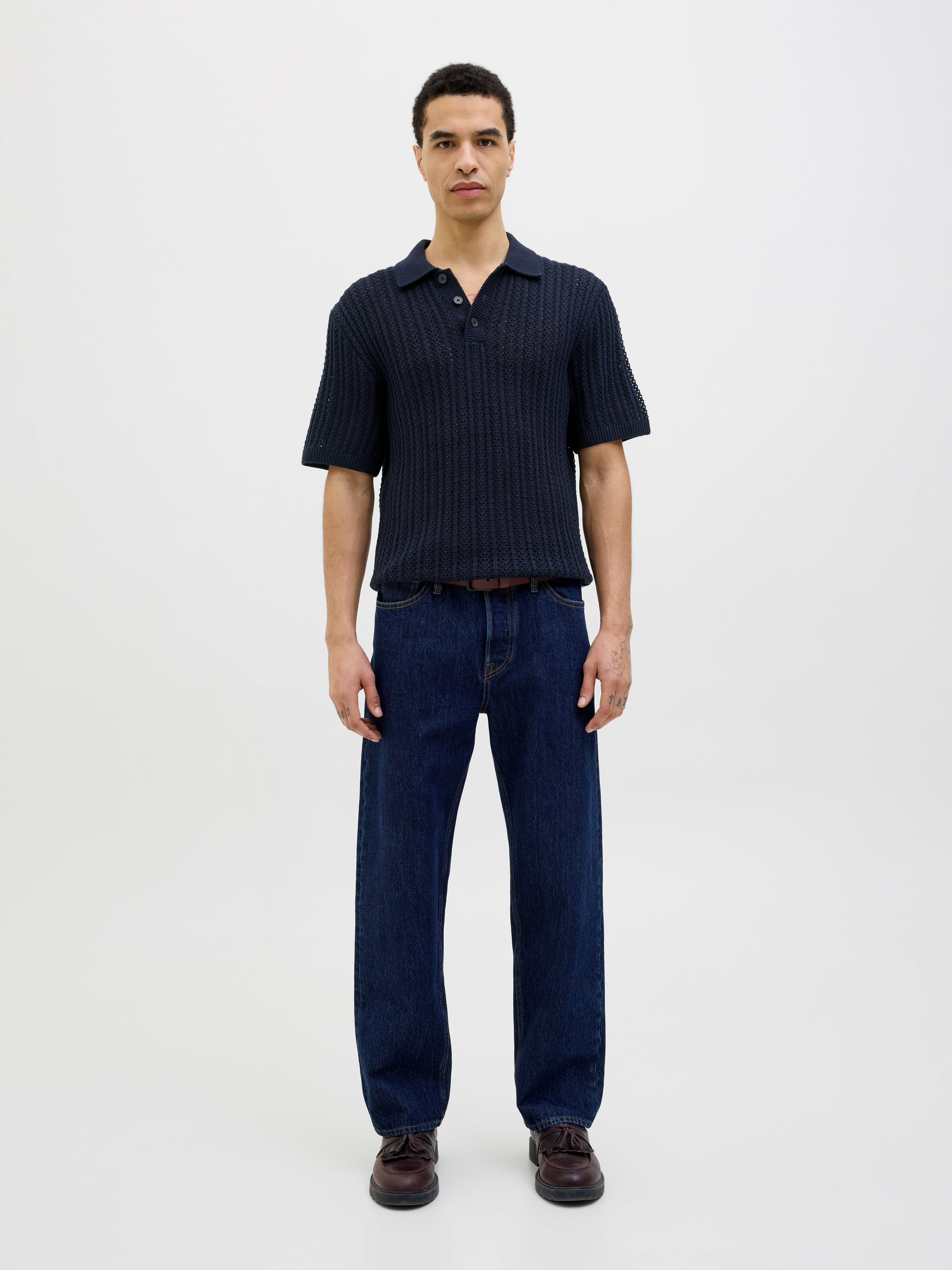 Thumbnail - Einfarbig Poloshirt