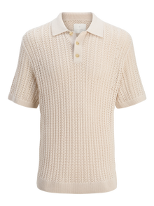 Jack & Jones Vienspalvis Polo -Whitecap Gray - 12274685
