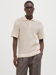 Jack & Jones Vienspalvis Polo -Whitecap Gray - 12274685