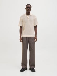 Jack & Jones Vienspalvis Polo -Whitecap Gray - 12274685
