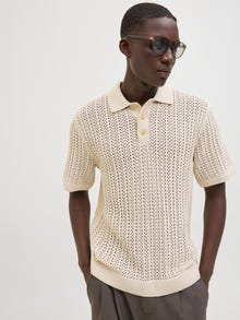 Jack & Jones Vienspalvis Polo -Whitecap Gray - 12274685