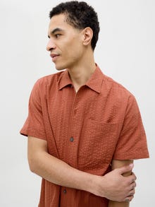 Jack & Jones Relaxed Fit Shirt -Redwood Burl - 12274745
