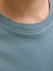 Jack & Jones Tavapärane lõige Kinnine kaelus Juunior T-särk -Goblin Blue - 12274774