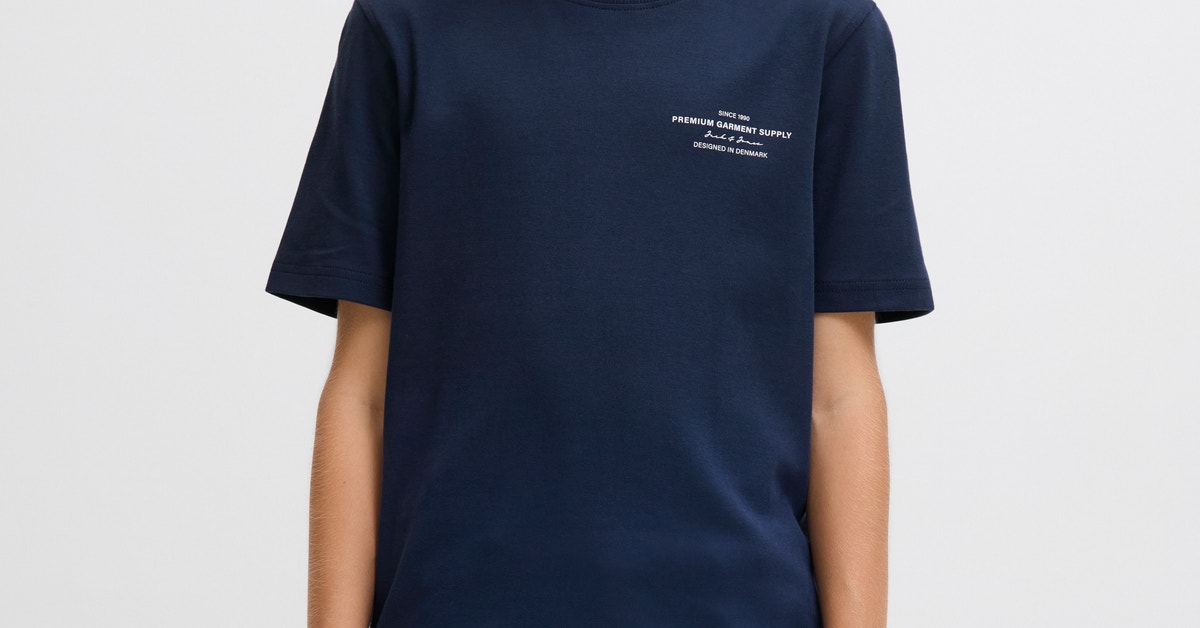 Plus Size T-shirt Logo | Bleu foncé | Jack & Jones