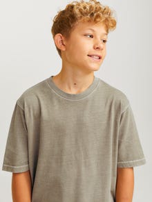 Jack & Jones Vienspalvis Marškinėliai Jaunimui -Silver Sage - 12274792