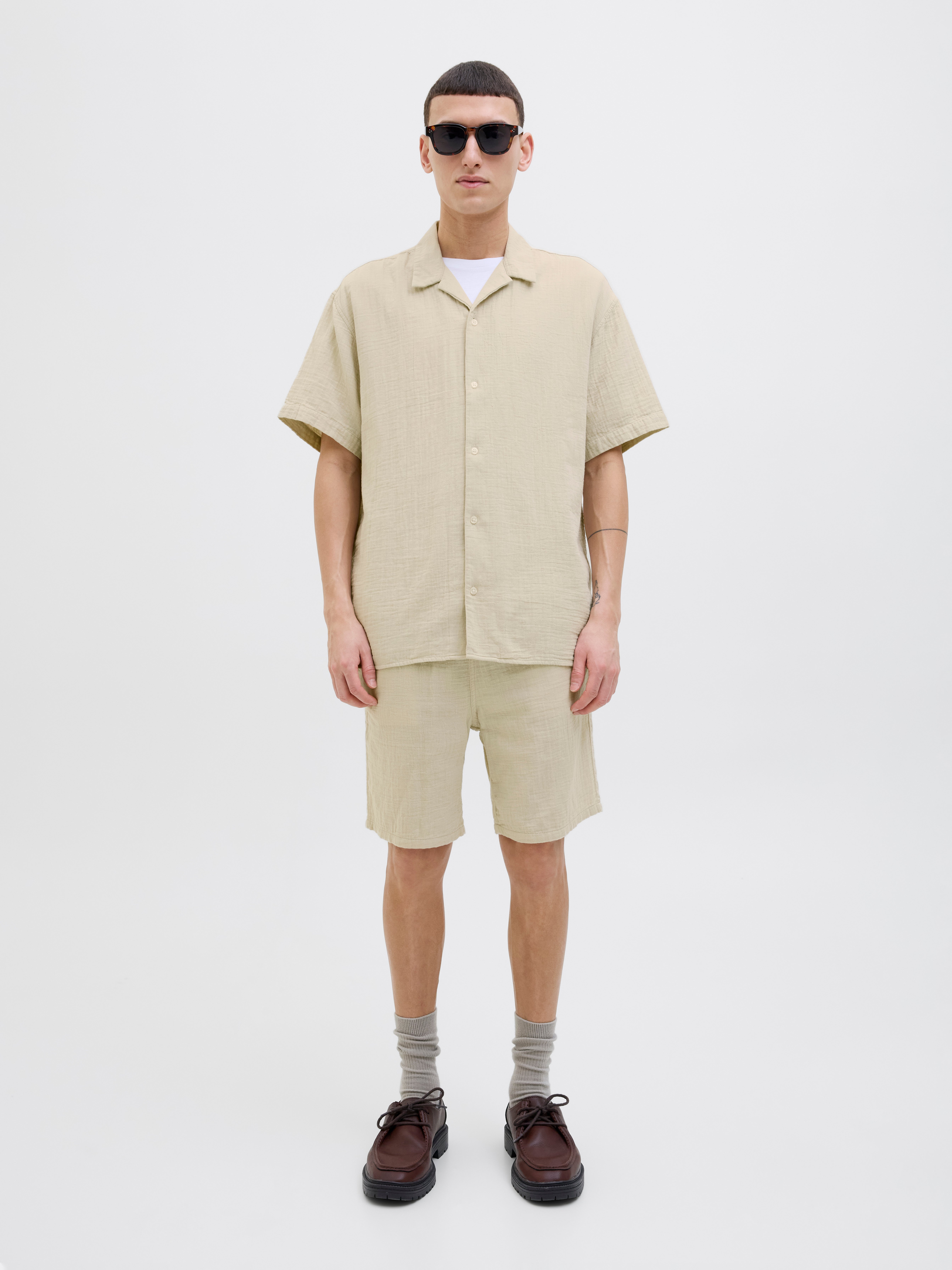 シャツ #N-Ritz Loosefit Pleats Shirt (3color) TOKYO SLIM FIT - Button Down Royal Oxford Sea Island Cotton