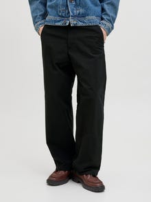Jack & Jones Wide Leg Fit Chinobukser -Black - 12274809