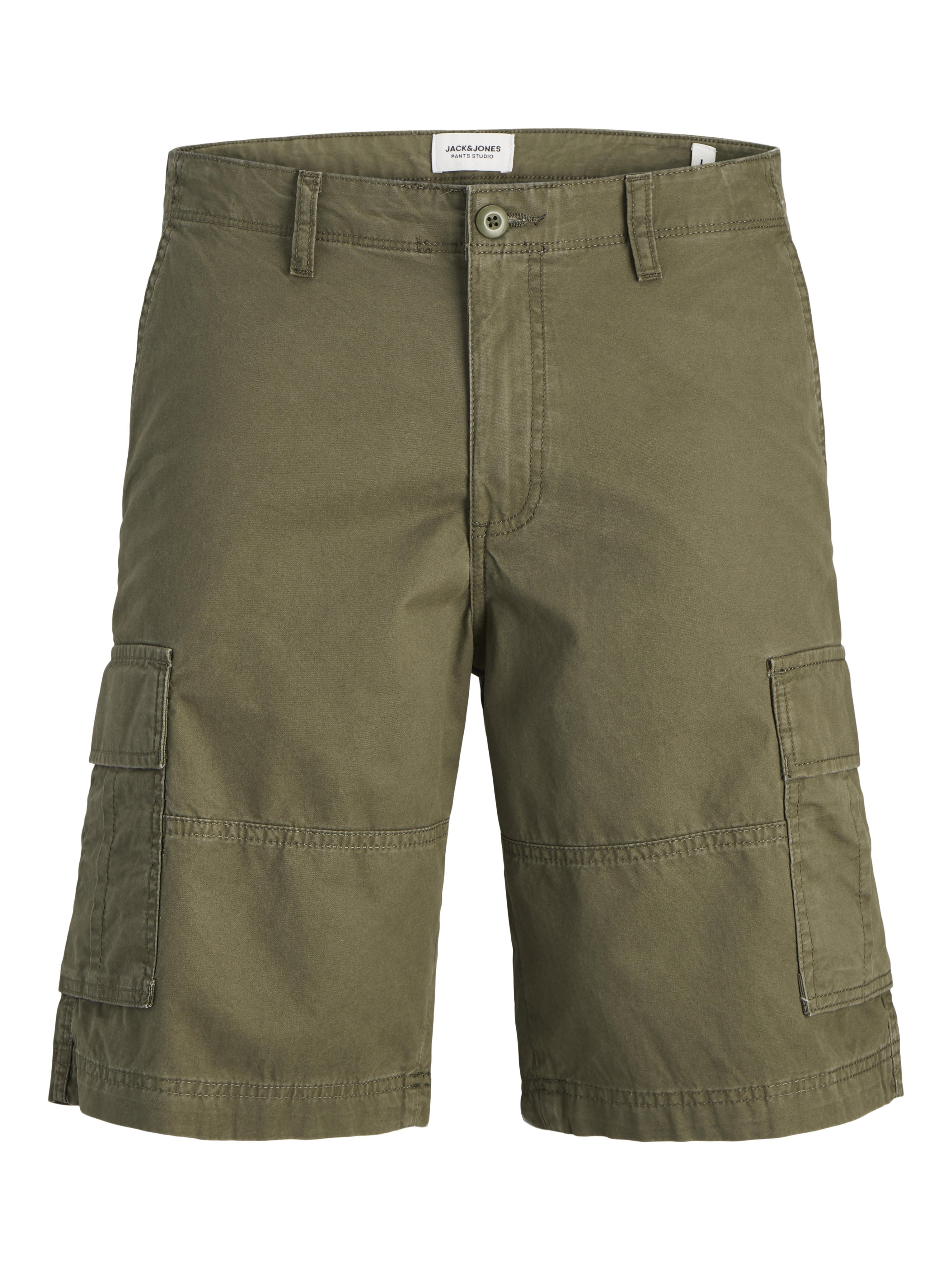 Plus Size Relaxed Fit Cargo Shorts