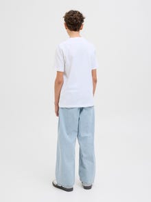 Jack & Jones JJIRON JJORIGINAL SQ 738 LN JNR Jeansy o kroju baggy Junior -Blue Denim - 12274844