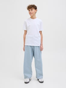 Jack & Jones JJIRON JJORIGINAL SQ 738 LN JNR Jeansy o kroju baggy Junior -Blue Denim - 12274844
